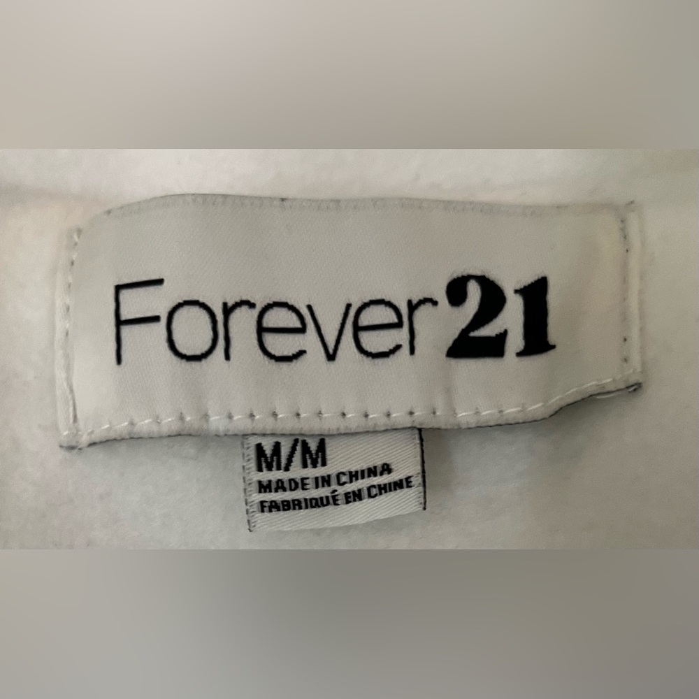 Forever 21 White Pea Coat Tailored Fit - Picture 2 of 5